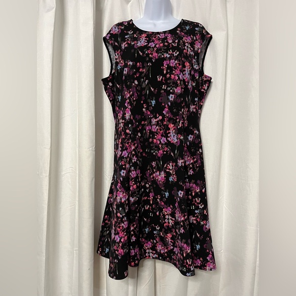 London Times Women’s Plus Size Floral Midi Dress Size 16 - Picture 1 of 6